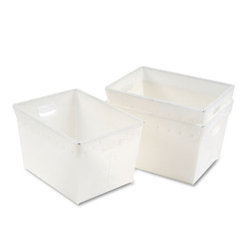 Safco® Mail Totes, 13.25" X 18.25" X 11.5", Translucent White, 3-carton freeshipping - TVN Wholesale